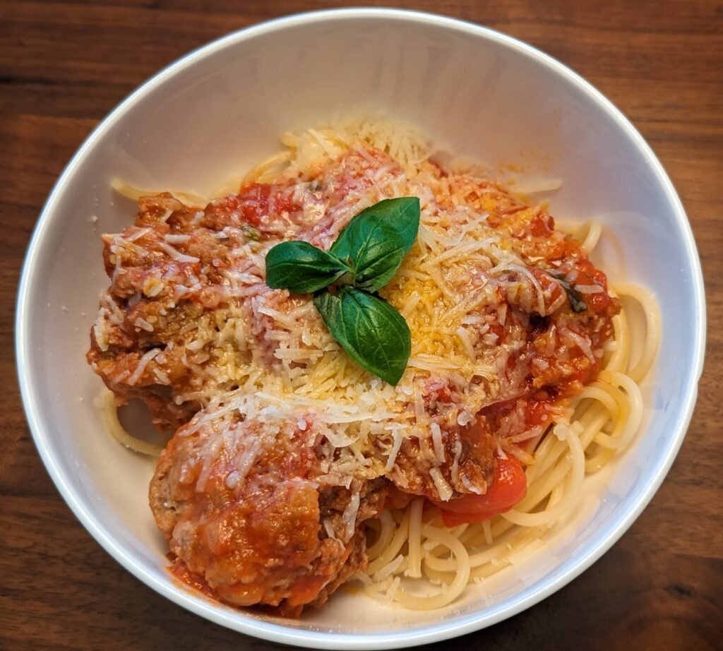 Pasta and Meatballs